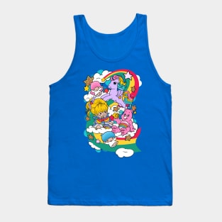 80s rainbows cartoon Tank Top